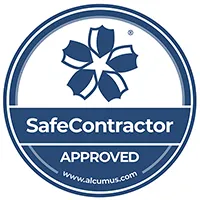 Alcumus SafeContractor accreditation seal